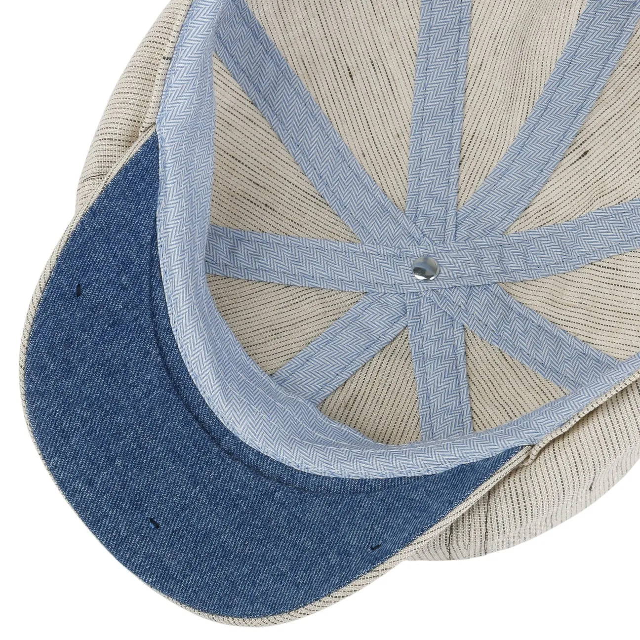 Hatteras Pandico Linen News Boy Cap by Stetson