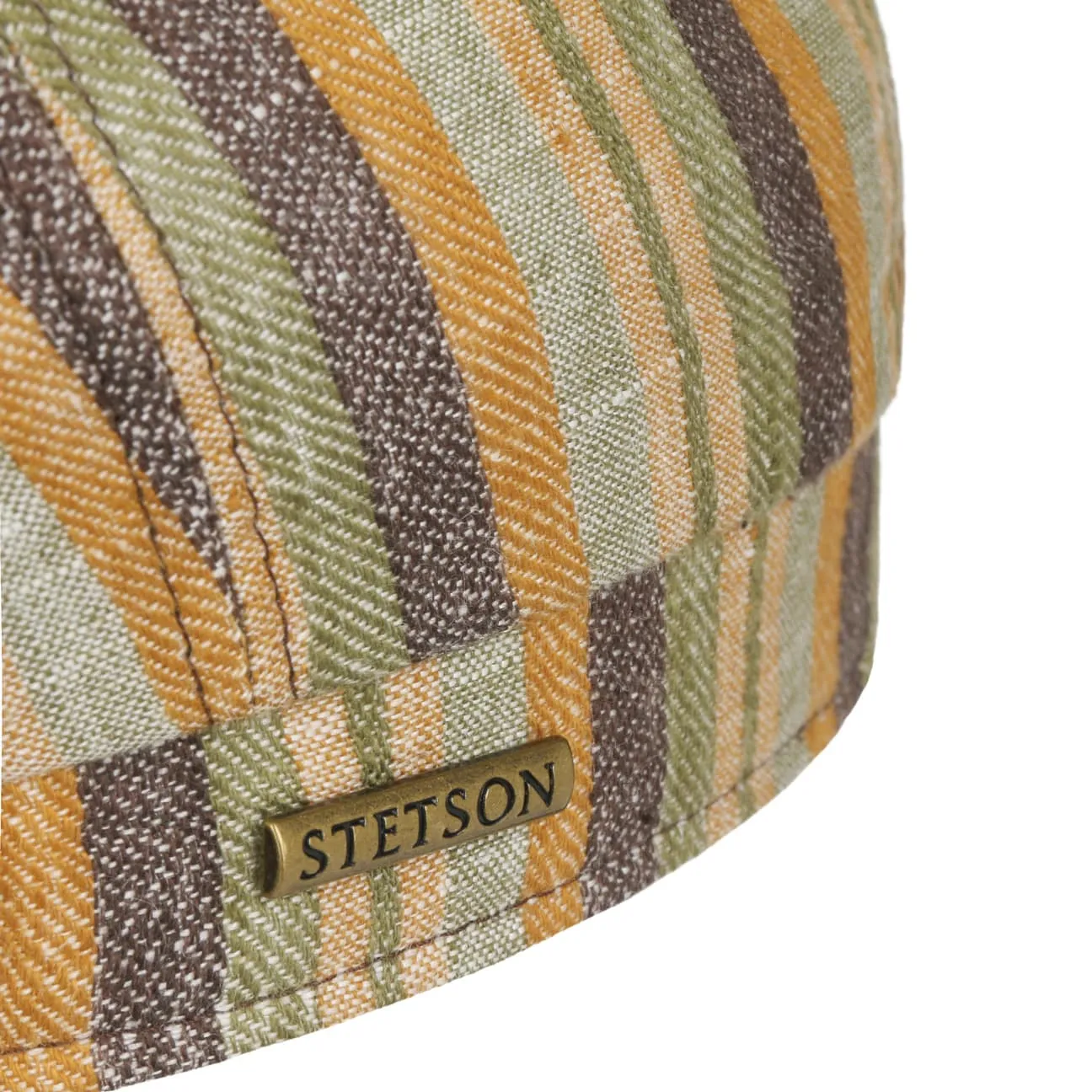 Hatteras Sacota Linen Flat Cap by Stetson