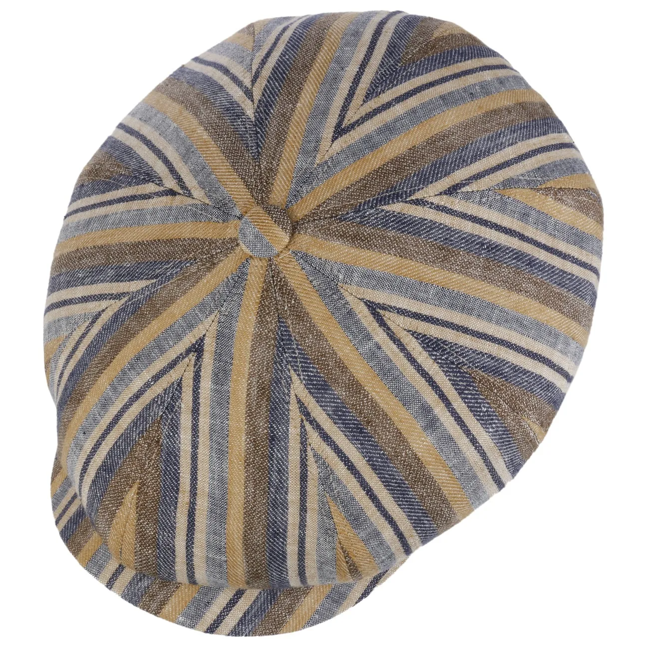 Hatteras Sacota Linen Flat Cap by Stetson