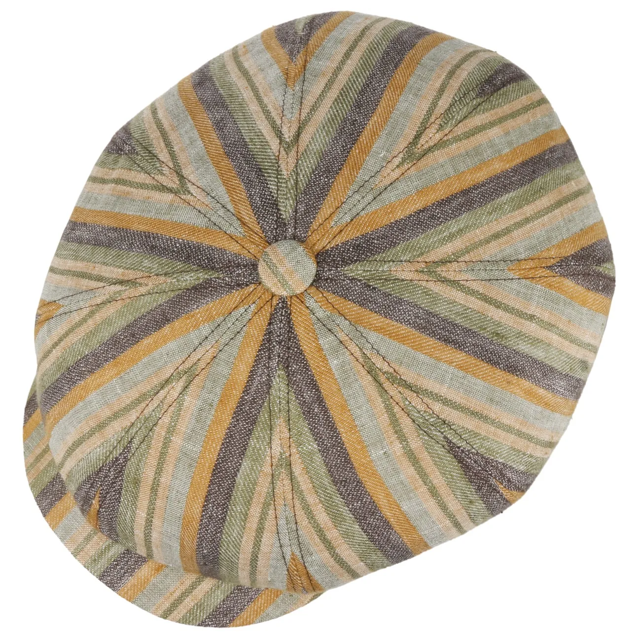 Hatteras Sacota Linen Flat Cap by Stetson