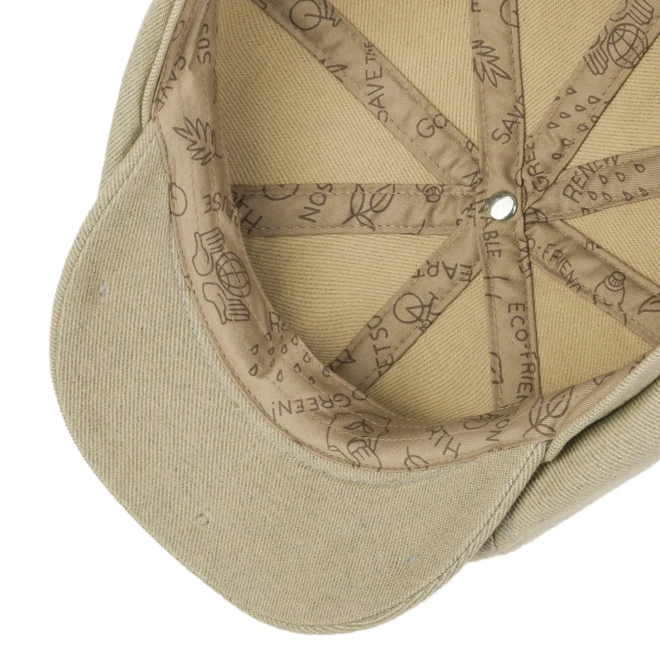 Hatteras Sustainable Twill Flat Cap by Stetson