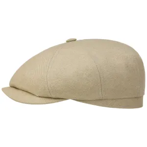 Hatteras Sustainable Twill Flat Cap by Stetson