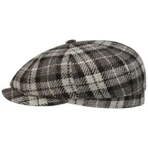 Hatteras Undyed Harris Tweed Newsboy Cap by Stetson
