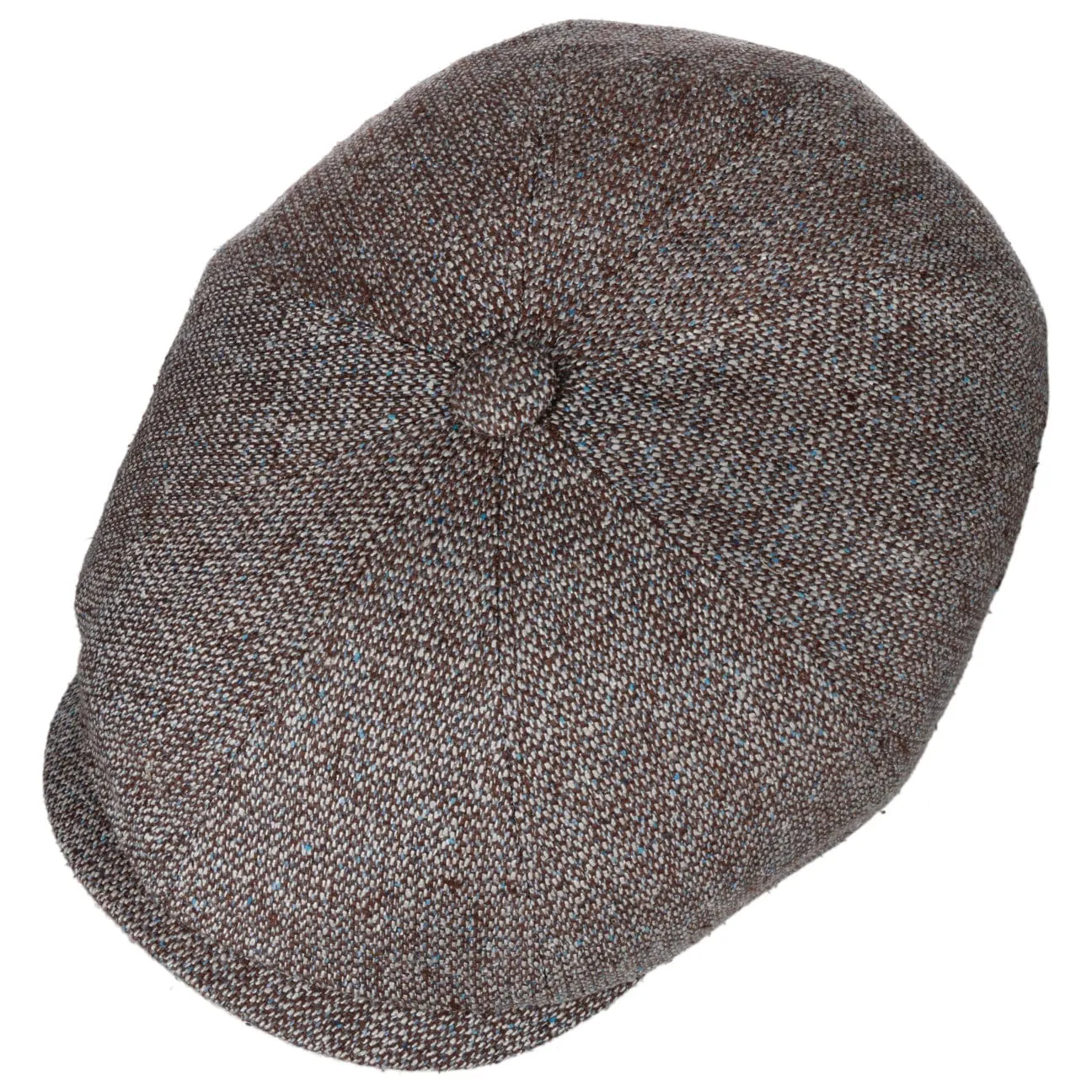 Hatteras Winhall Silk Flat Cap by Stetson