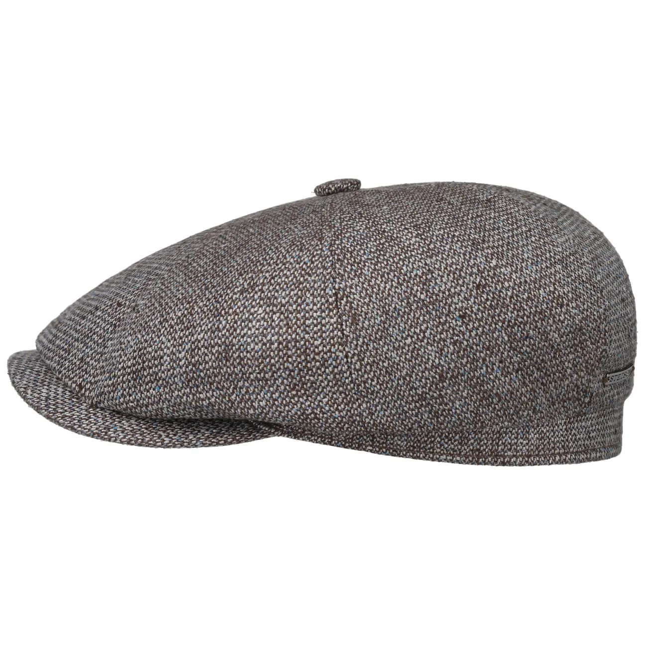 Hatteras Winhall Silk Flat Cap by Stetson