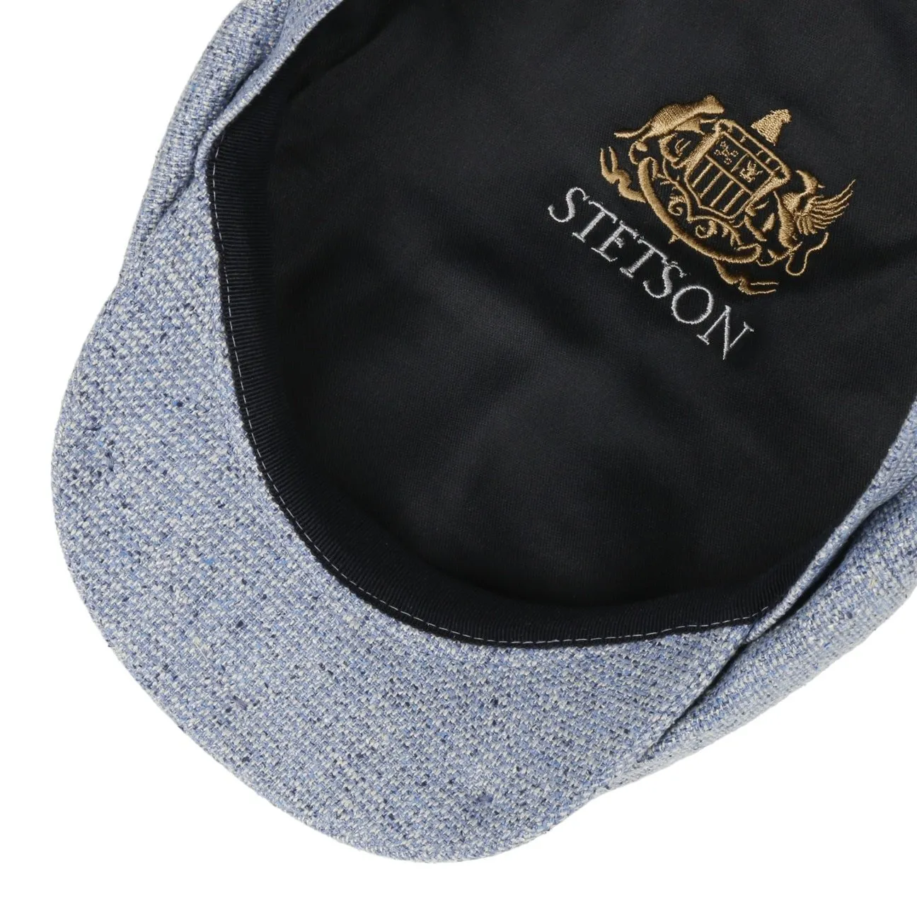 Hatteras Winhall Silk Flat Cap by Stetson
