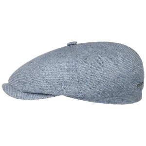 Hatteras Winhall Silk Flat Cap by Stetson