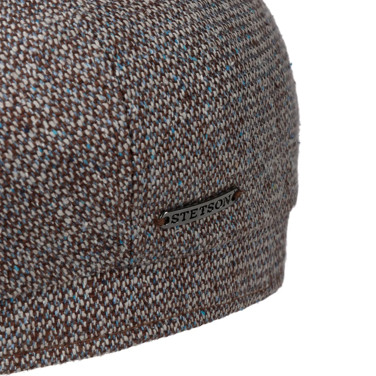 Hatteras Winhall Silk Flat Cap by Stetson