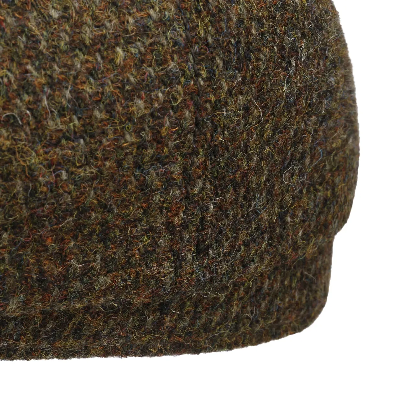 Hatteras Wool Harris Tweed Flat Cap by Stetson
