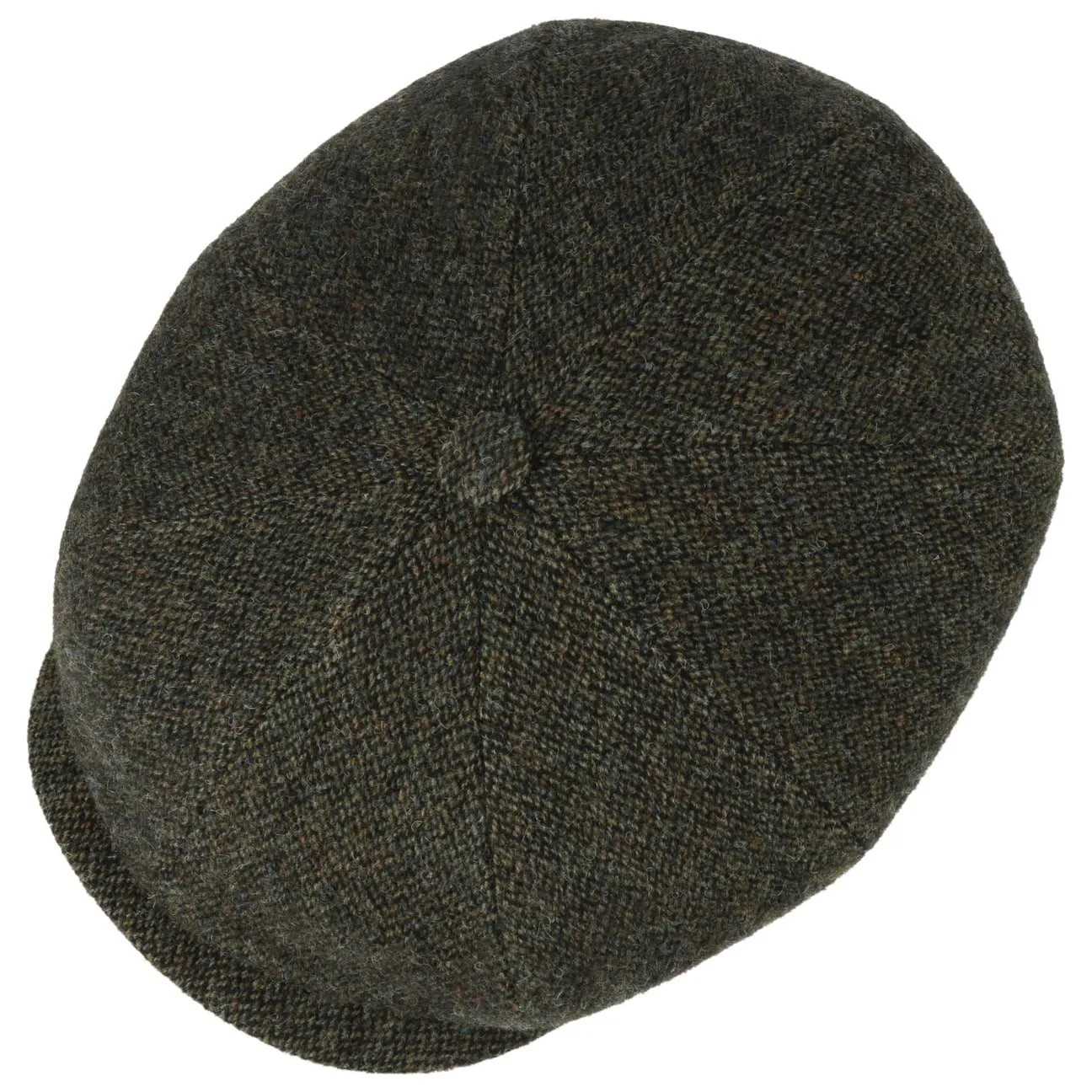 Hatteras Wool Melange Flat Cap by Stetson