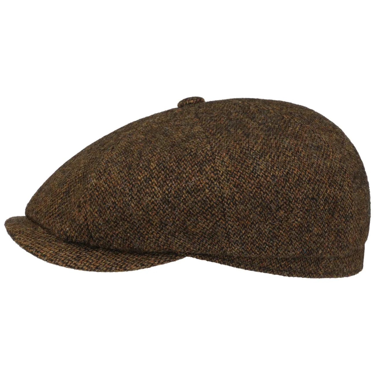 Hatteras Wool Melange Flat Cap by Stetson