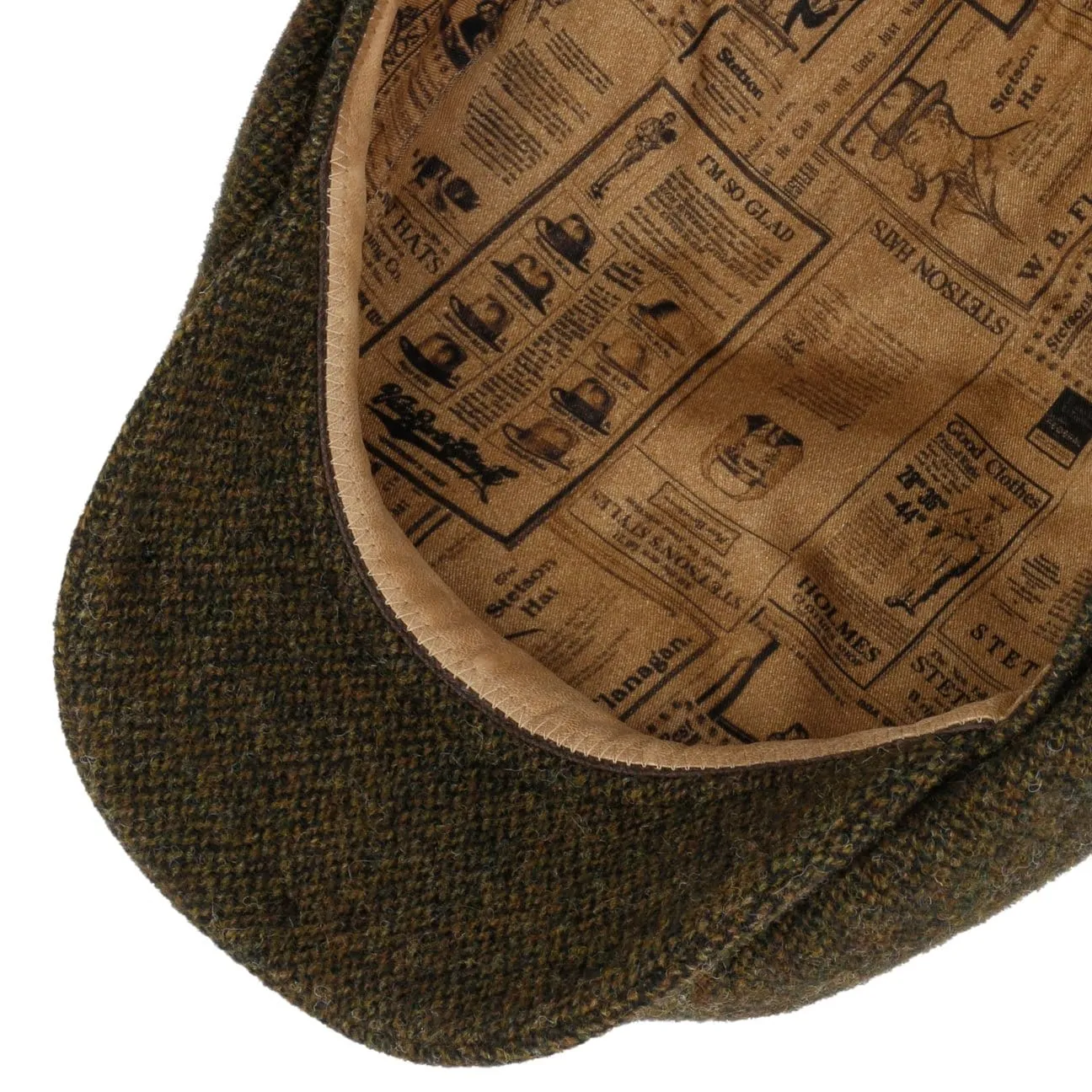 Hatteras Wool Melange Flat Cap by Stetson