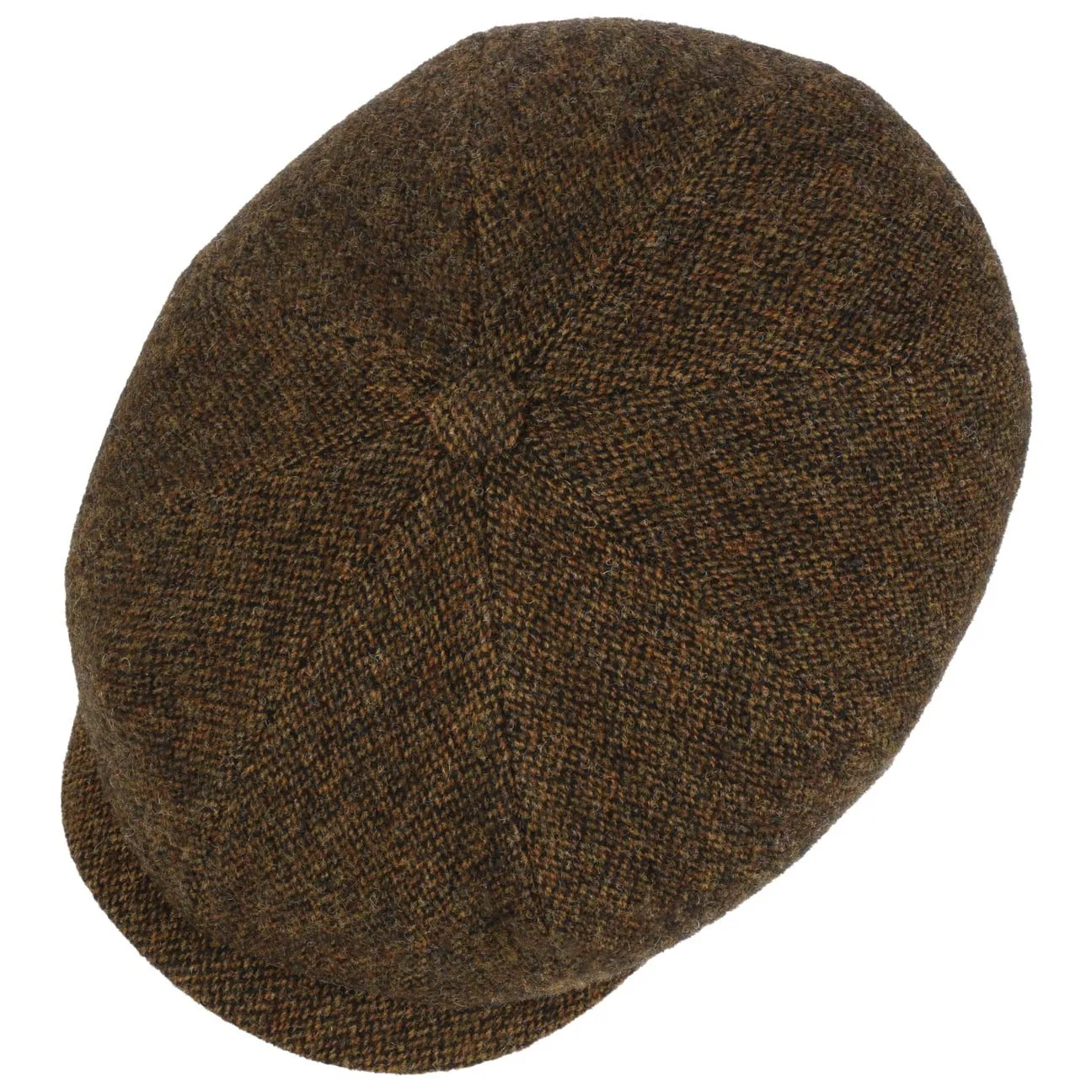 Hatteras Wool Melange Flat Cap by Stetson