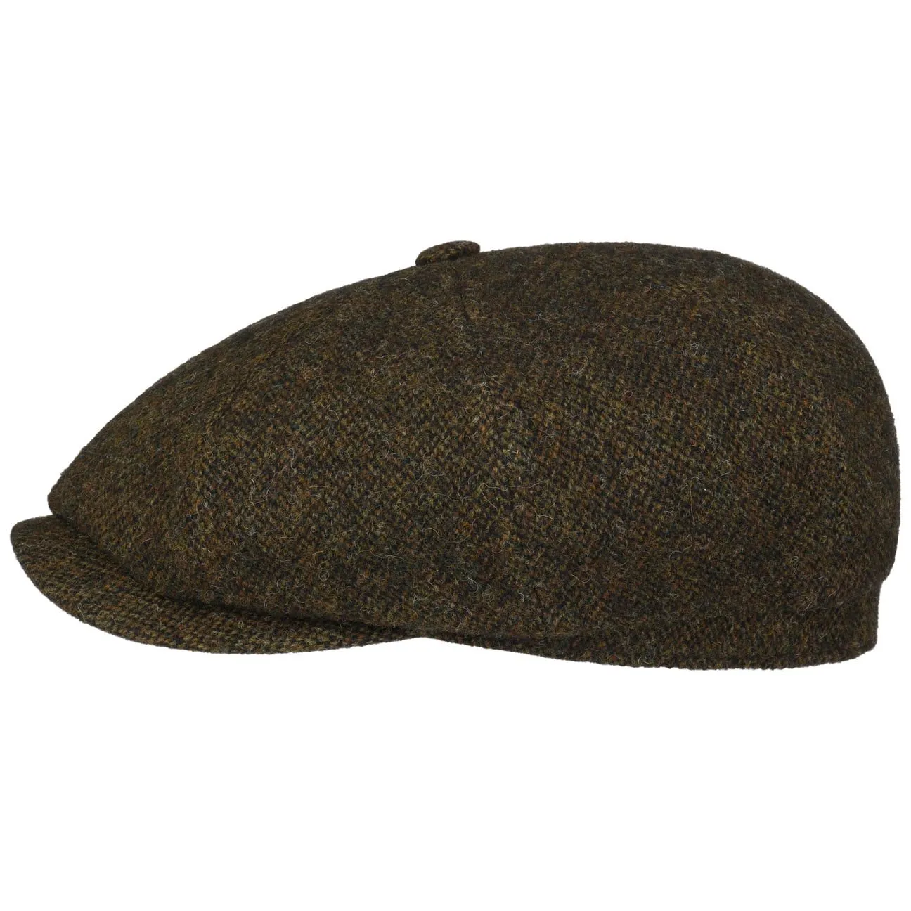 Hatteras Wool Melange Flat Cap by Stetson