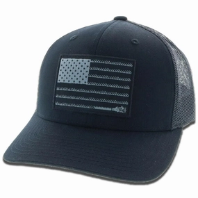 HOOey Liberty Roper (Black) - Trucker Cap