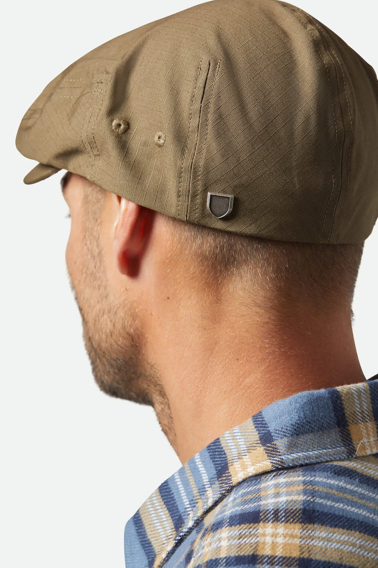 Hooligan Lightweight Flat Cap - Ivy Green Ripstop