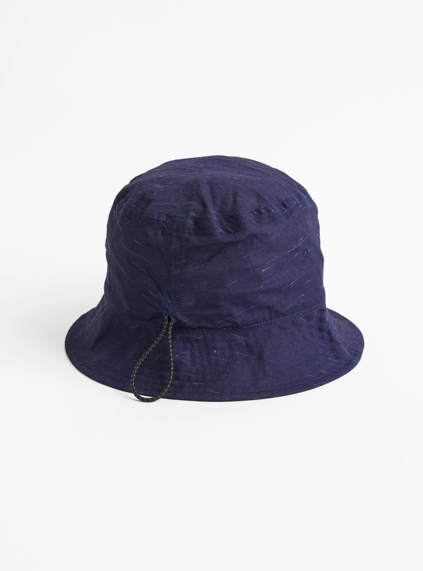 Indigo Dyed Bucket Hat Sazanami