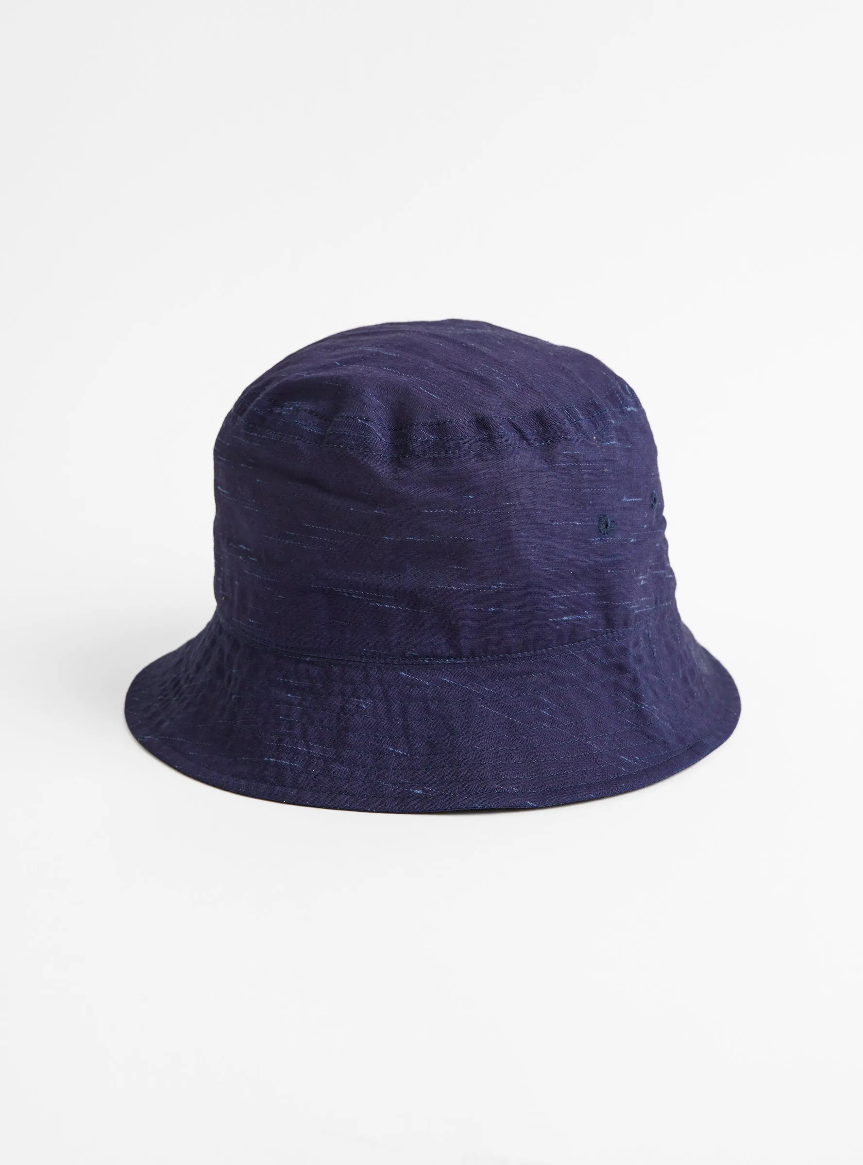 Indigo Dyed Bucket Hat Sazanami