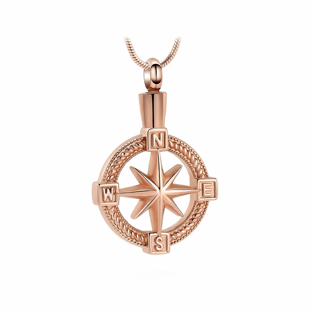 J-124 - NorthStar Compass - Pendant with Chain