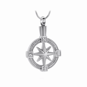 J-124 - NorthStar Compass - Pendant with Chain