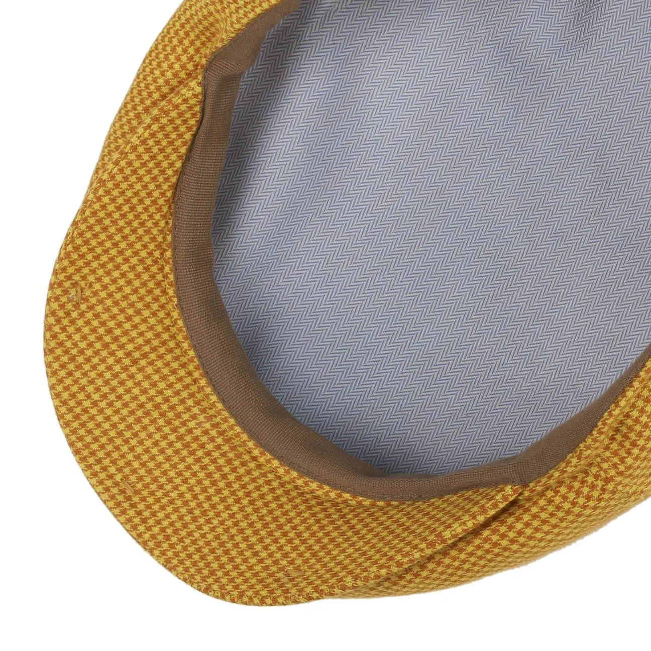 Kent Houndstooth Golf Flat Cap by Stetson