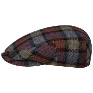 Kent Madero Wool Check Flat Cap by Lierys