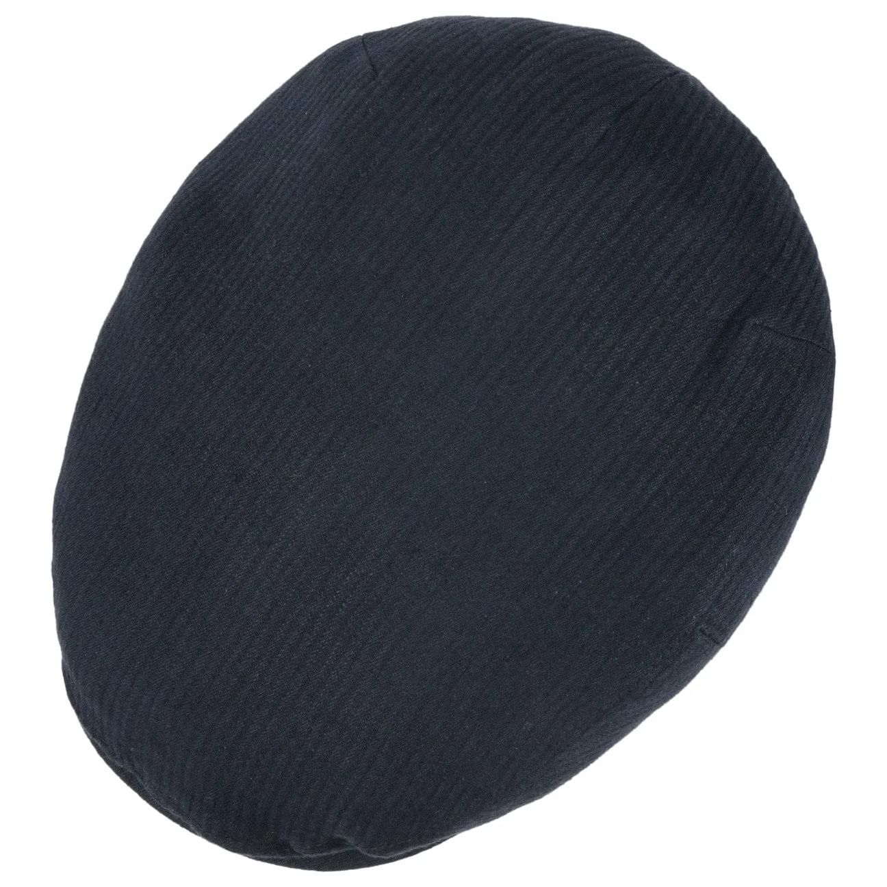 Kent Structure Linen Flat Cap by Stetson