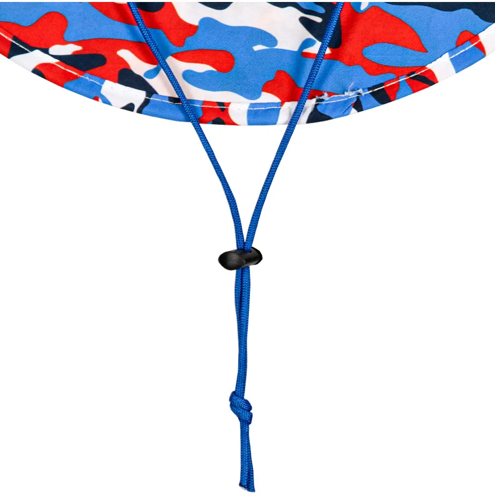Keys Straw Hat | USA Military Camo | White