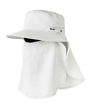 Kid's Stevie Ultra Sun Hat | White