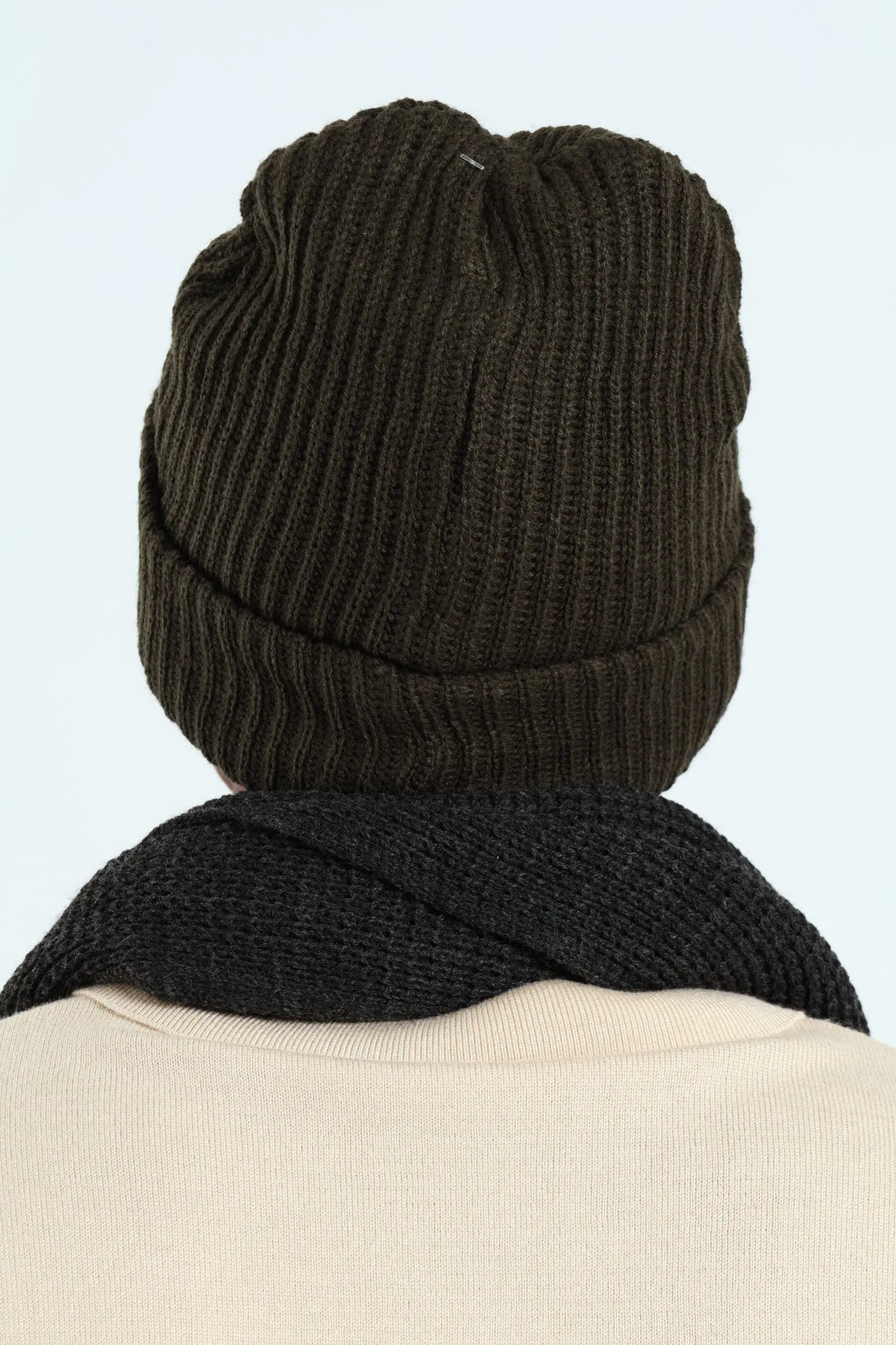 Knit Beanie - Dark Fatigue