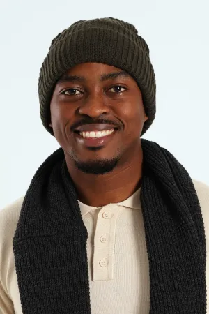 Knit Beanie - Dark Fatigue