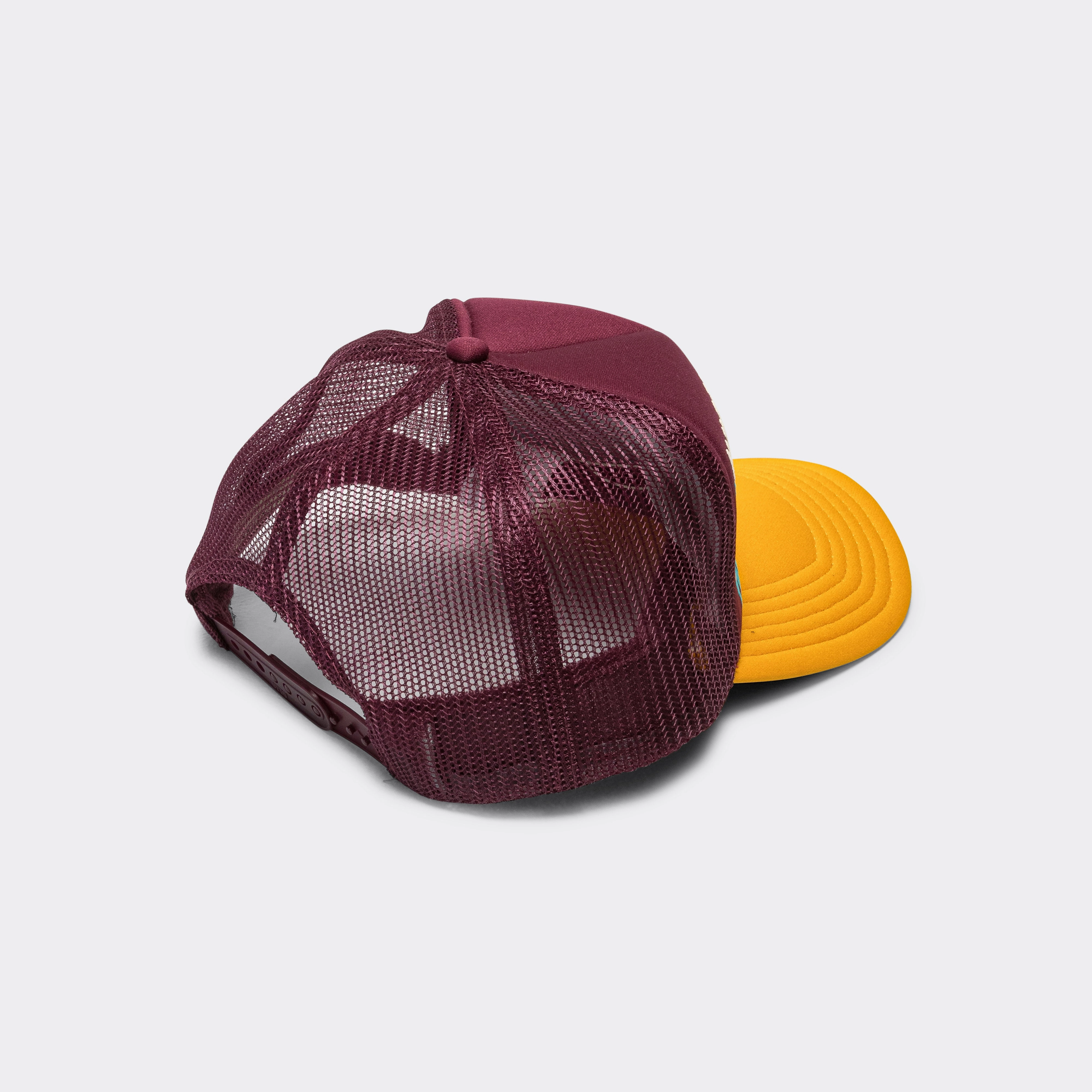 KOUNTRY DIRTY SHRINK Trucker CAP - Burgundy x Gold