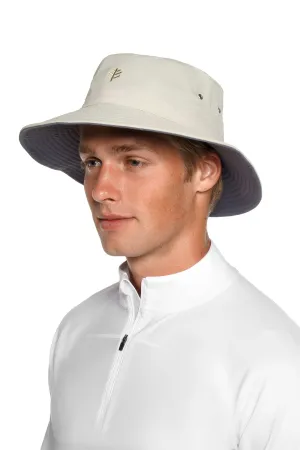 Landon Reversible Bucket Hat | Stone/Carbon