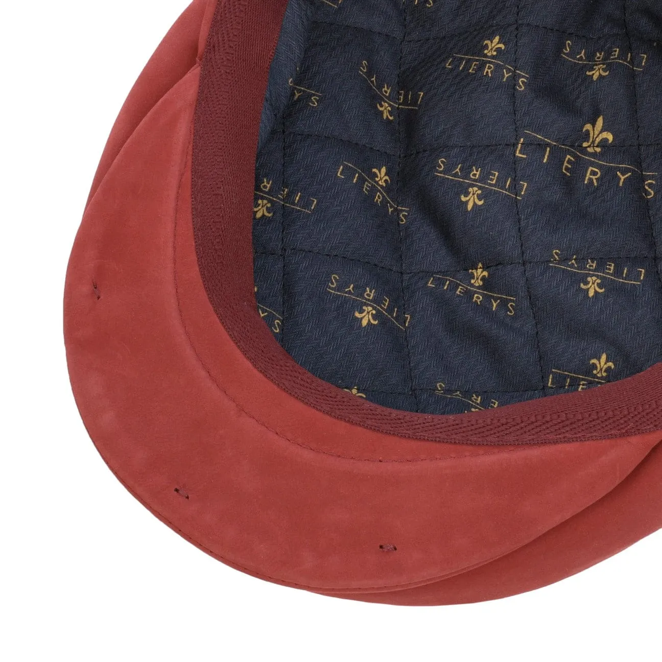 Leather Flat Cap by Lierys
