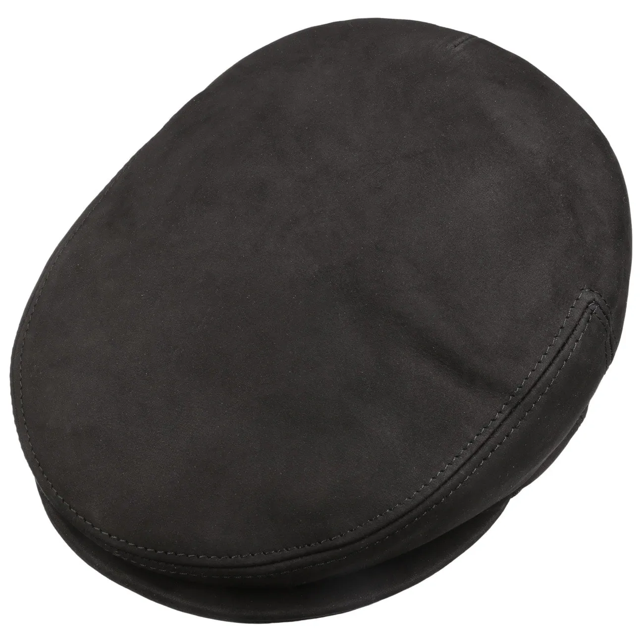 Leather Flat Cap by Lierys