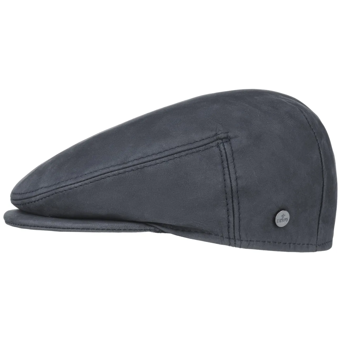 Leather Flat Cap by Lierys