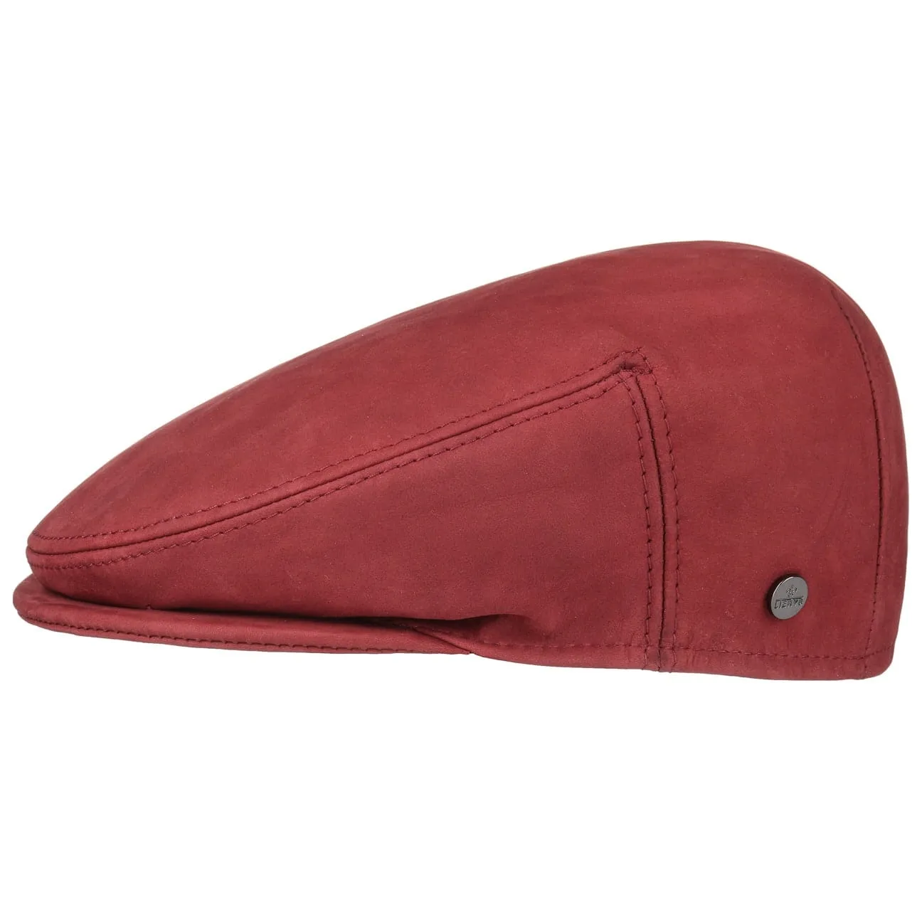 Leather Flat Cap by Lierys