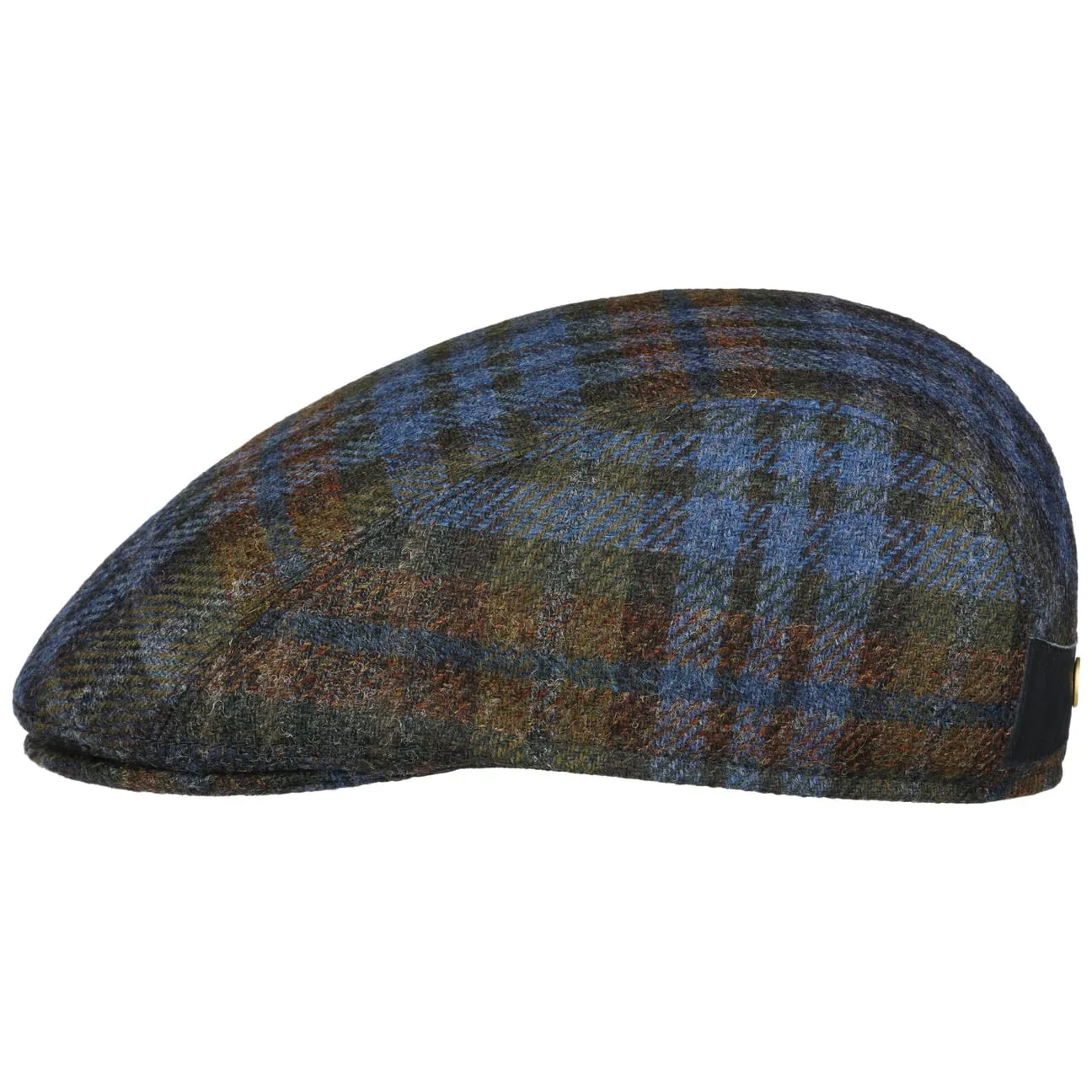 Lennart Check Shetland Flat Cap by Mayser