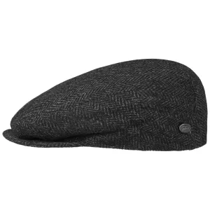 Lord Herringbone Flat Cap by Bailey 1922