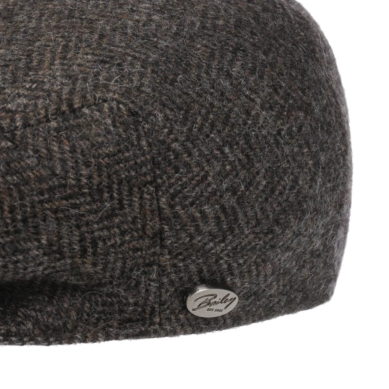Lord Herringbone Flat Cap by Bailey 1922