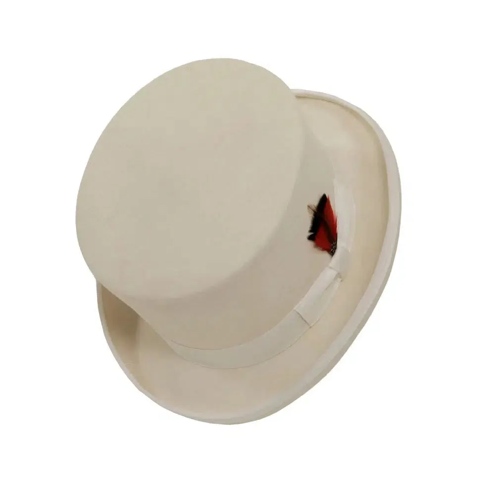 Majestic | Mens Wool Top Hat with Carriage Hat Band