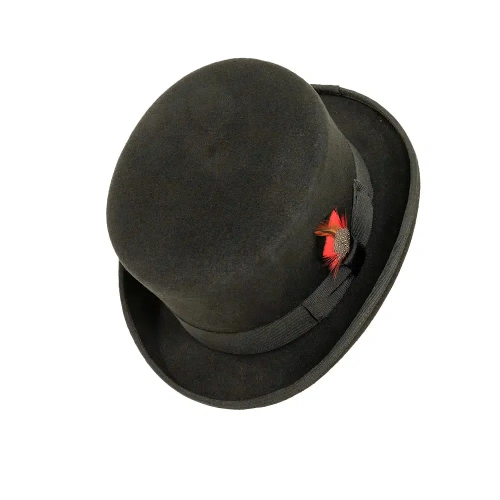 Majestic | Mens Wool Top Hat with Carriage Hat Band