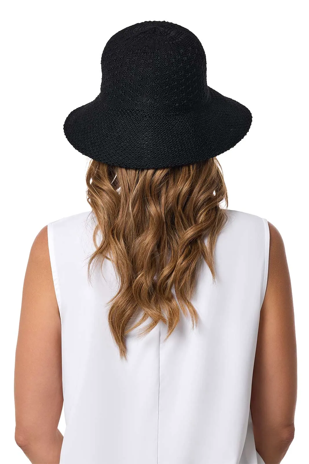 Marina Cloche Sun Hat | Black