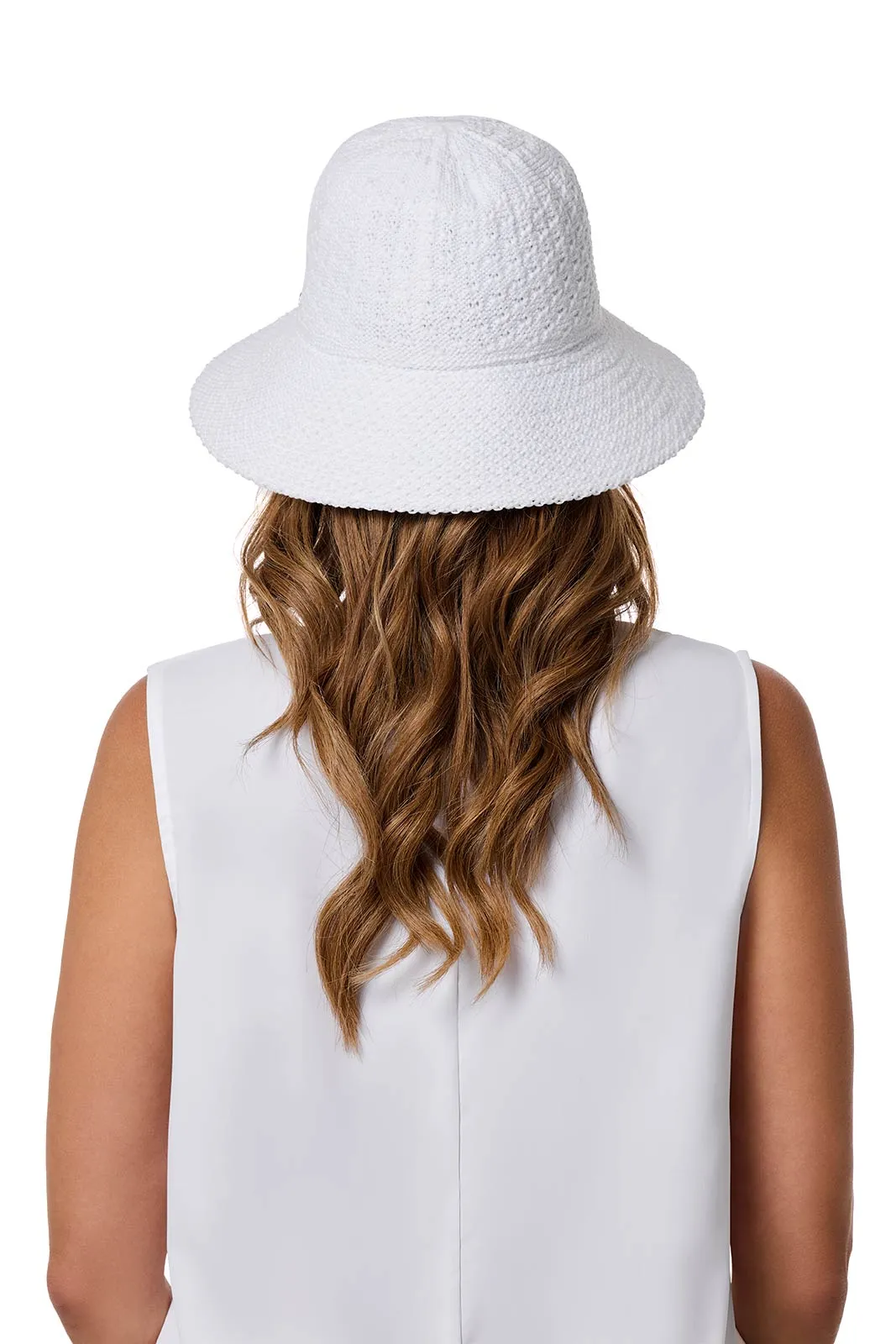 Marina Cloche Sun Hat | White