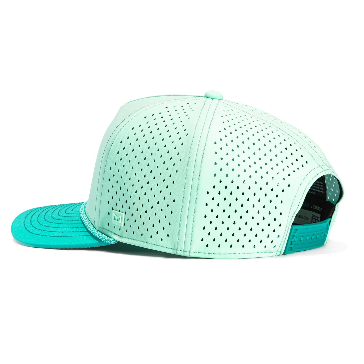 Melin Odyssey Hydro Rope Bulls Icon Snapback Hat - Mint, Teal