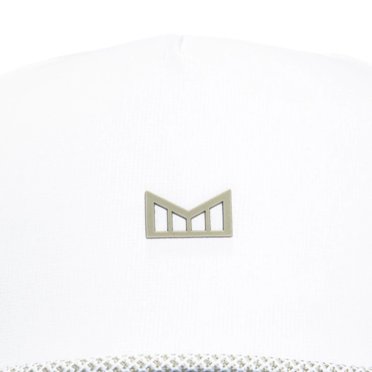 Melin Odyssey Hydro Rope Bulls Icon Snapback Hat - White, Grey
