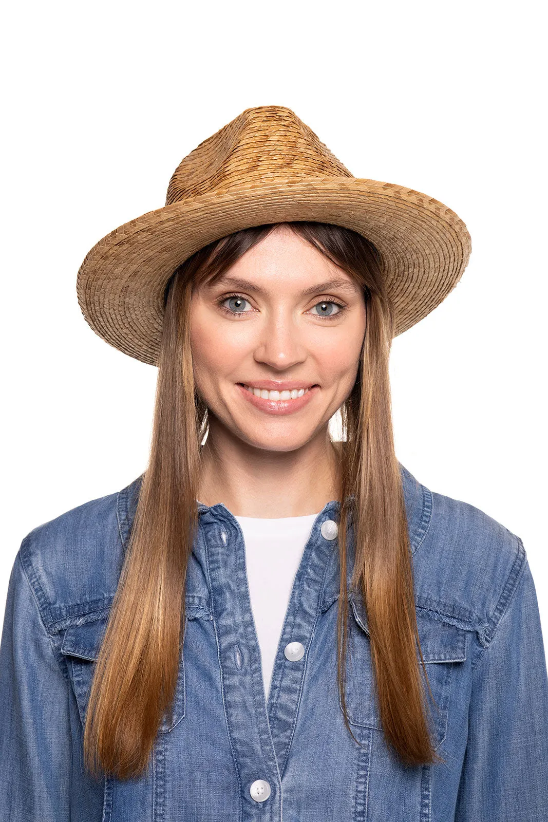 Men's Buri Straw Palm Fedora | Natural
