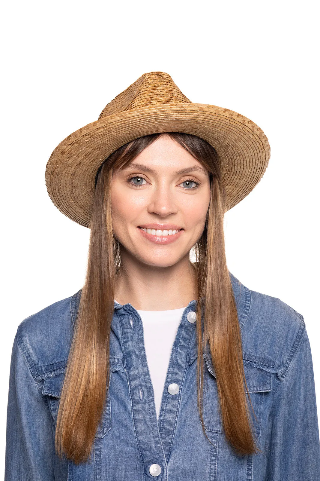Men's Buri Straw Palm Fedora | Natural