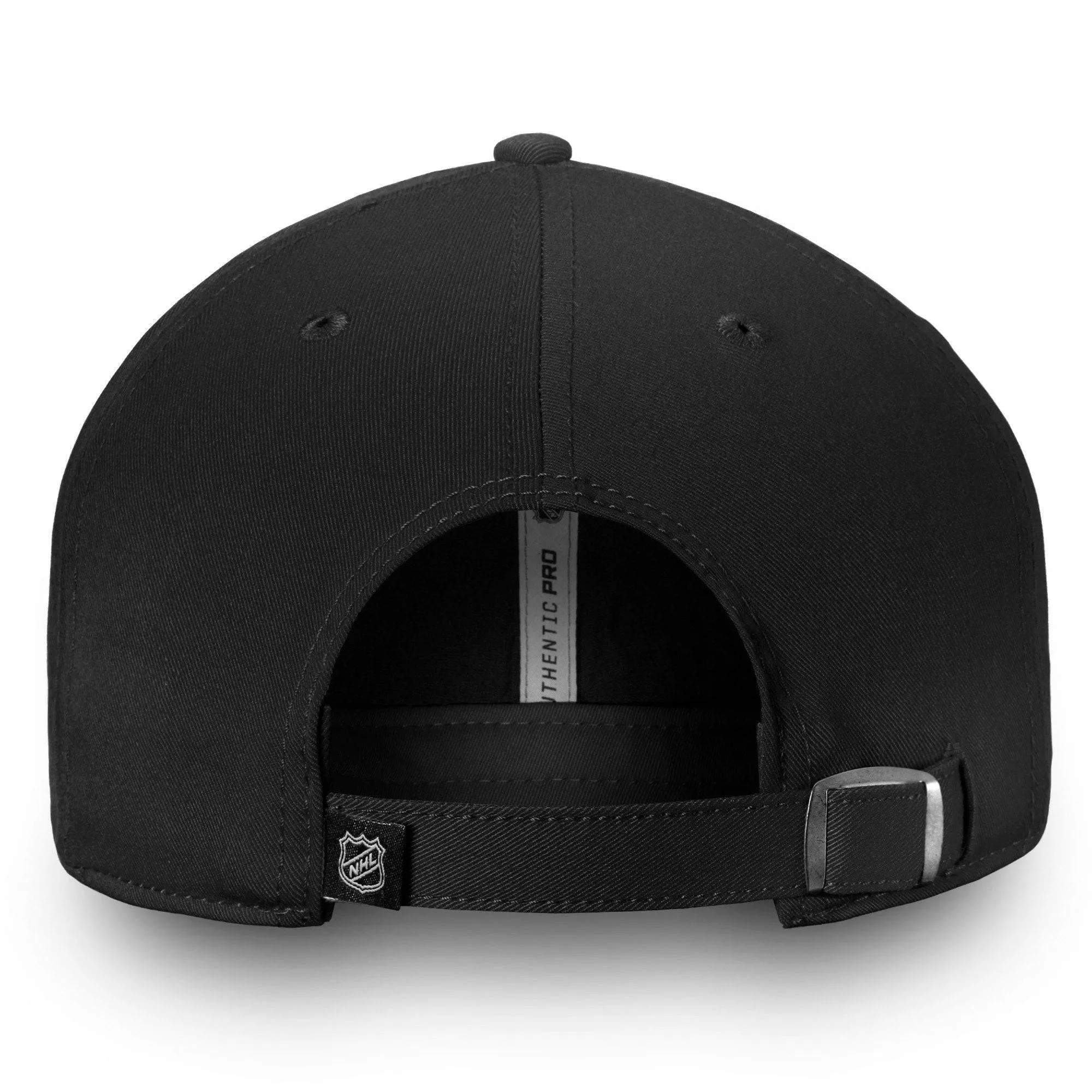 Men's Chicago Blackhawks Fanatics Branded Black Authentic Pro Rinkside Fundamental Adjustable Hat