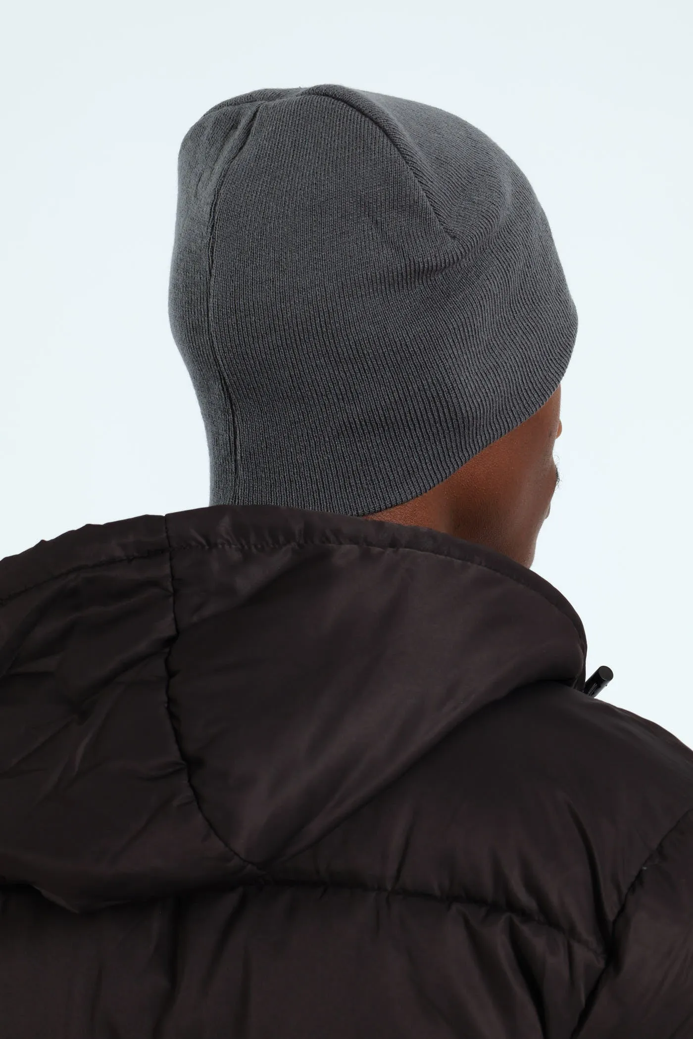 Micro Knit Beanie - Charcoal